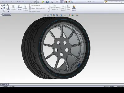 high performance 16 rimtyre Free 3D model