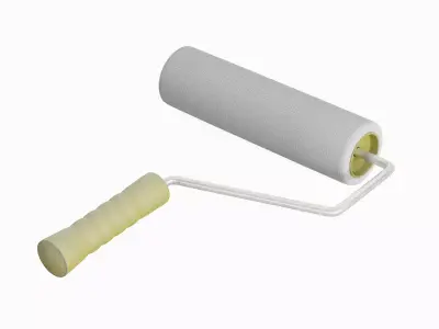 Paint Roller 02 Low-poly 3D model