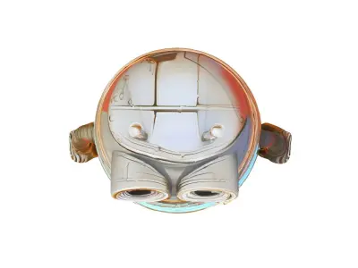 Mini Robot 3D Model Low-poly 3D model