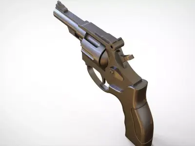 Revolver 3D model 6