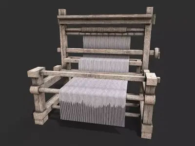 Medieval Environment Props 5 Farm Tools  Storage Pack 2 Low-poly 3D model