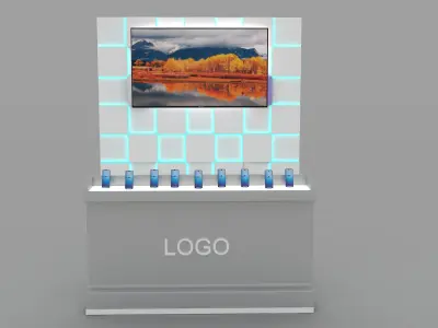 Kiosk Display  3D model