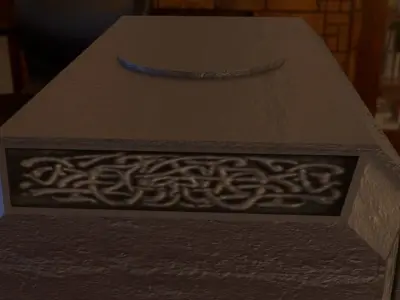 Mjolnir  Hammer of Thor Free low-poly 3D model