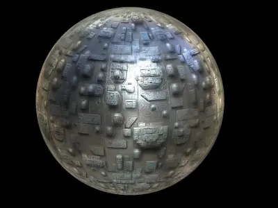 PBR Sci-Fi Seamless Realistic Material SBSAR 4k Texture 020 Texture