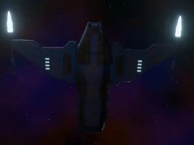 Spaceship 3D model 14