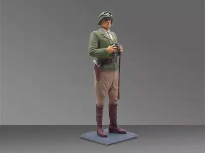 General Patton 75mm 3D print model