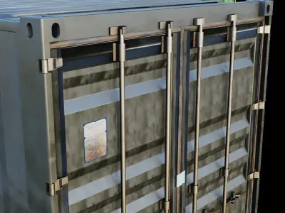 Shipping Container Free 3D model purchase