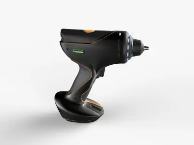 Drill robotic vacuum cleaner 3D model