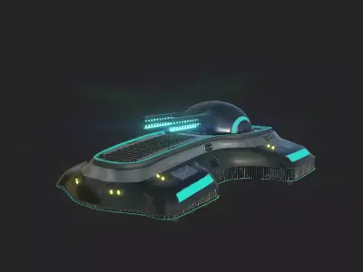 Sci Fi Tank 3D model purchase