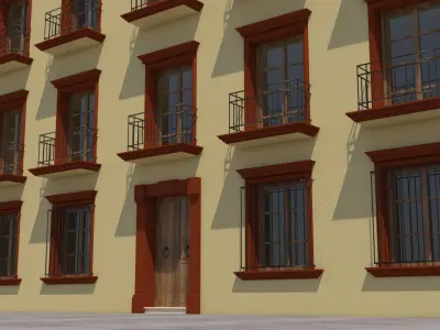 Mexican House  3D model get