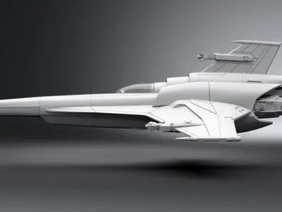 Colonial Viper MkVIIE Scale model 3D print model