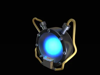 Energy core Free low-poly 3D model