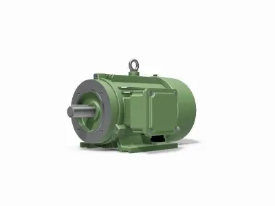 100L B34a Right IEC electric motor - 3D CAD model 3D model