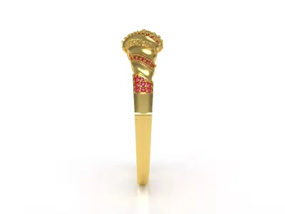 Art Deco Bracelet 44 3D print model