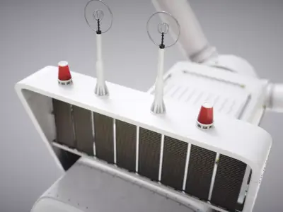 Wind Turbine 3D model 9