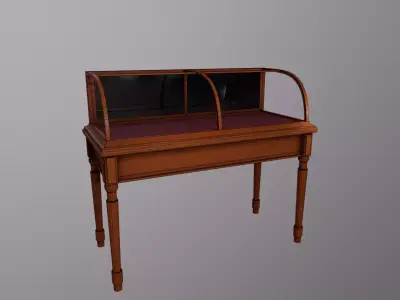 Antique Display Case Low-poly 3D model