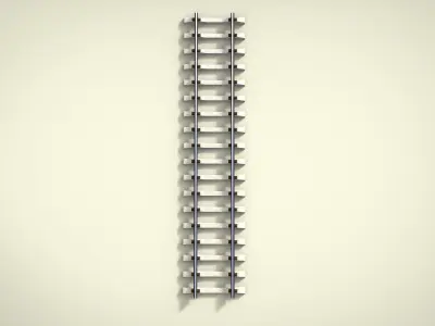 Railway track 3D model purchase