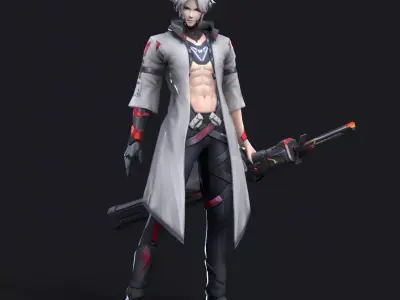 Swordsman 3D model