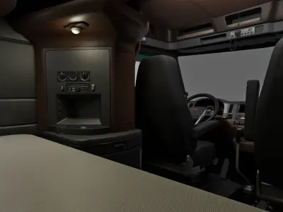 Peterbilt 589 Semi Truck 3D model