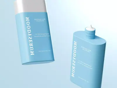 Cosmetic Serum Tube Free 3D model