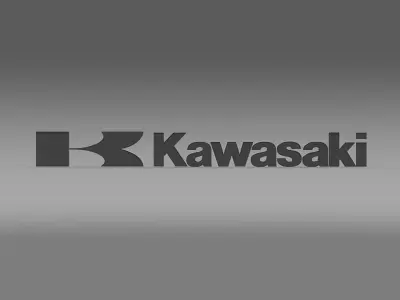 Kawasaki Logo 3D model
