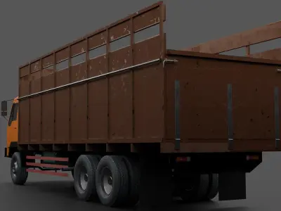 MITSUBISHI FUSO FN 527 SM Low-poly 3D model