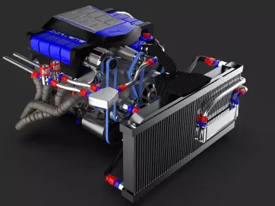 LS9 ZR1 nitro 3D model