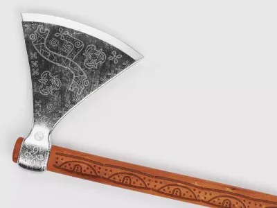 -Viking Axe V3- 3D model