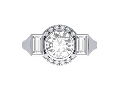 Wedding Ring  3D print model 357