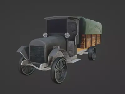 Chevrolet One-Ton Low-poly 3D model
