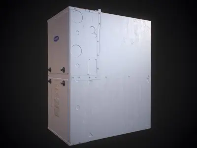 Carrier and Bryant Gas Furnace Low-poly 3D model
