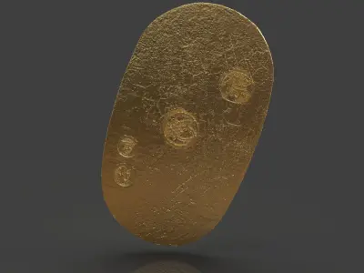 Gold Coin Koban 3D print model