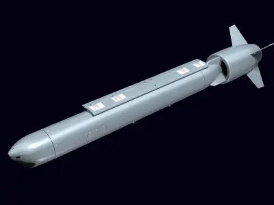 Wind Demon missile 3D model