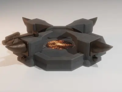 Forge Low-poly 3D model purchase