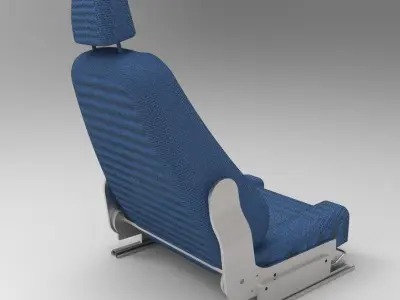 Car seat Free 3D model from CGTrader