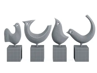 Nobuho miya birds 3D model