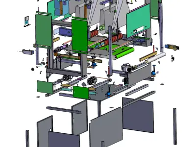 Metal Indentation Polishing Machine 3D model