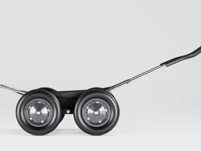 Heavy Duty Garden Utility Cart 3D model