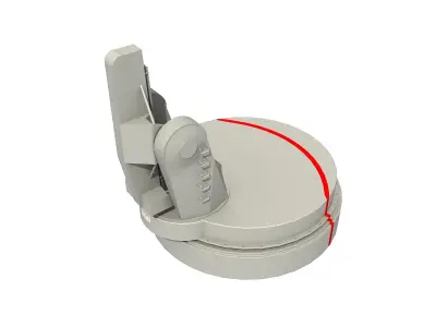 MK-13 GUIDED MISSILE LAUNCHER 3D model