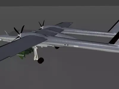 Icarus Aerospace - Tactical Air Vehicle - The NEW A10 BUSTER Low-poly 3D model