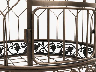 Bird Cage Victorian Style 3D model
