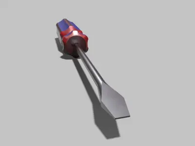 Screwdriver Free low-poly 3D model