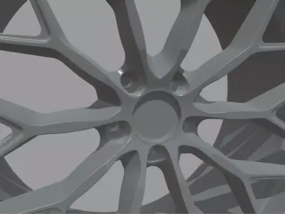 Wheel 05 Low-poly 3D model