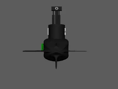 Submarine remote control 3D model