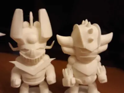 Mini - Goldrake mecha figures 3D print model Free 3D print model