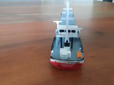 COASTAL CARGO SHIP WATERLINE MODEL - 3D MODEL FOR PRINTING 3D print model