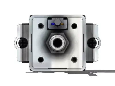 Pressostato SMC ISE30A 01 B L ZS 27 D Pressure Switch 3D model
