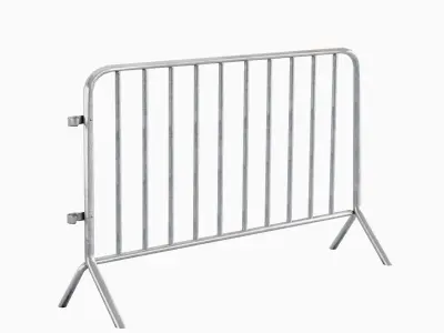 Fence Barrier 01 Low-poly 3D model