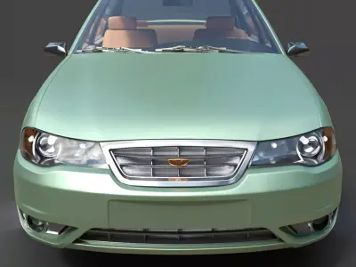 Daewoo Nexia Sedan - High Quality 3D Model 3D model