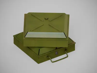RUSSIA WW2 Explosive equipment Low-poly 3D model